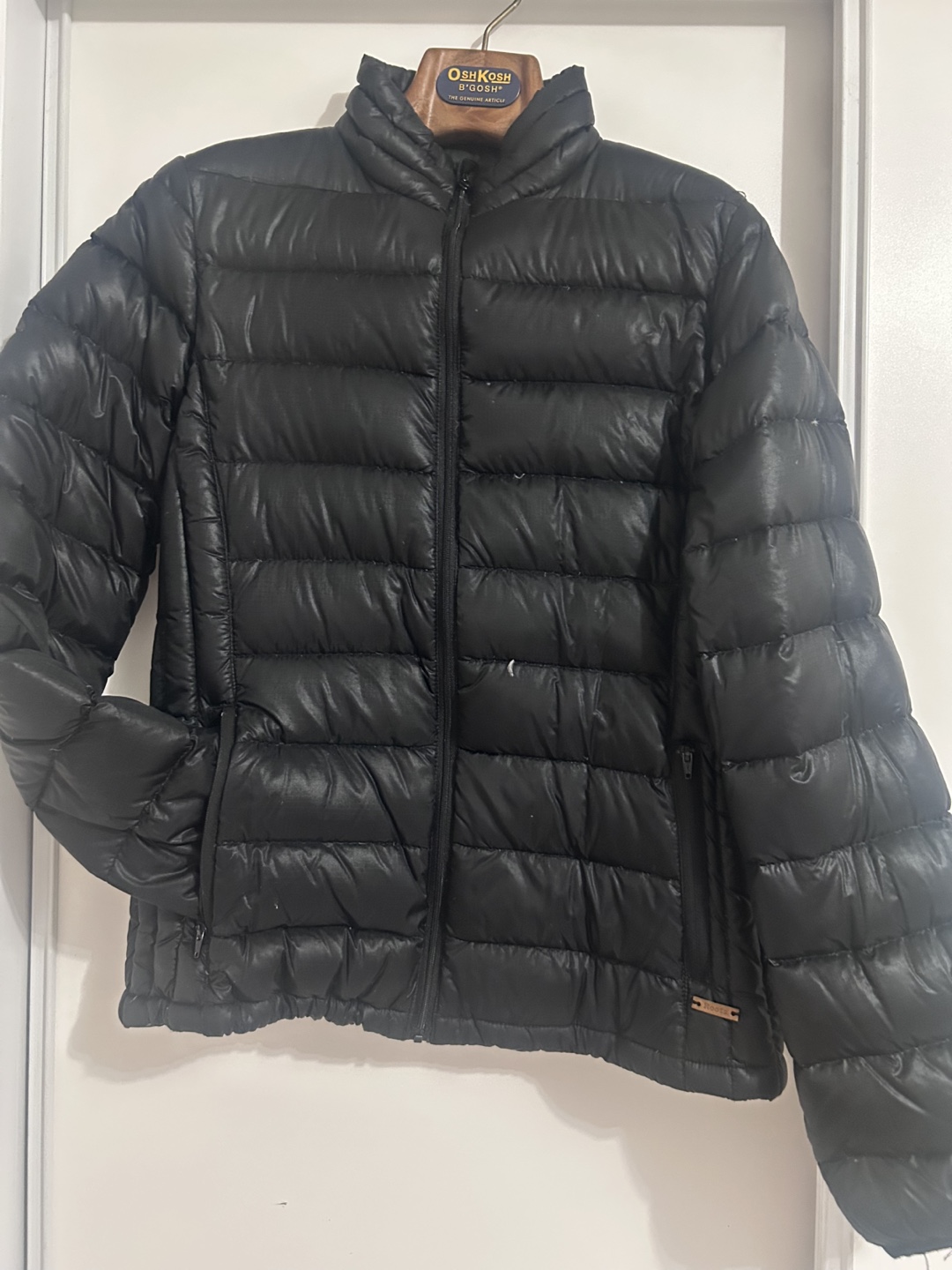 Roots Black Puffer Jacket