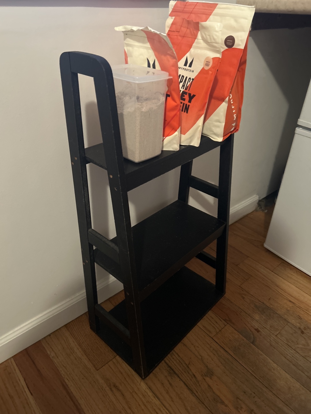Black 3-Tier Shelf