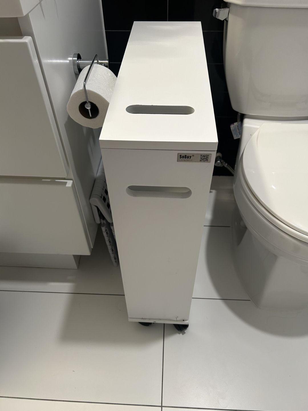 Bathroom Cabinet Storage Shelf on Wheels - photo 5