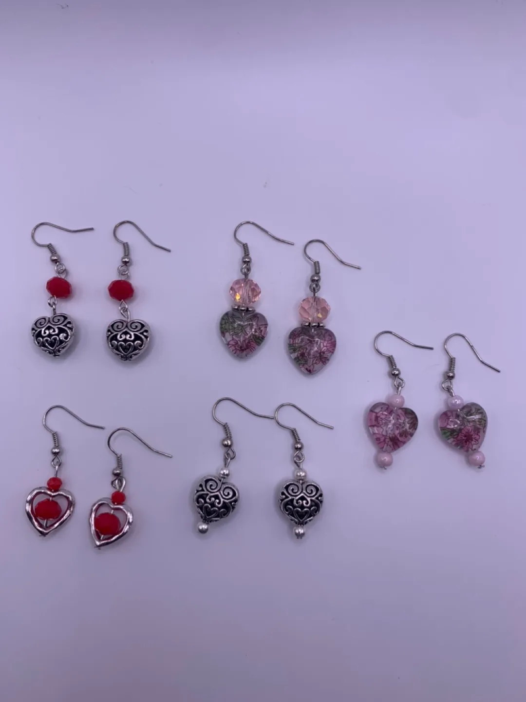 Cute Valentine's Day Themed earrings and keychains image indicator(5)