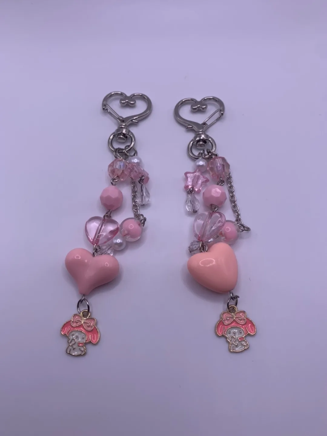 Cute Valentine's Day Themed earrings and keychains image indicator(10)