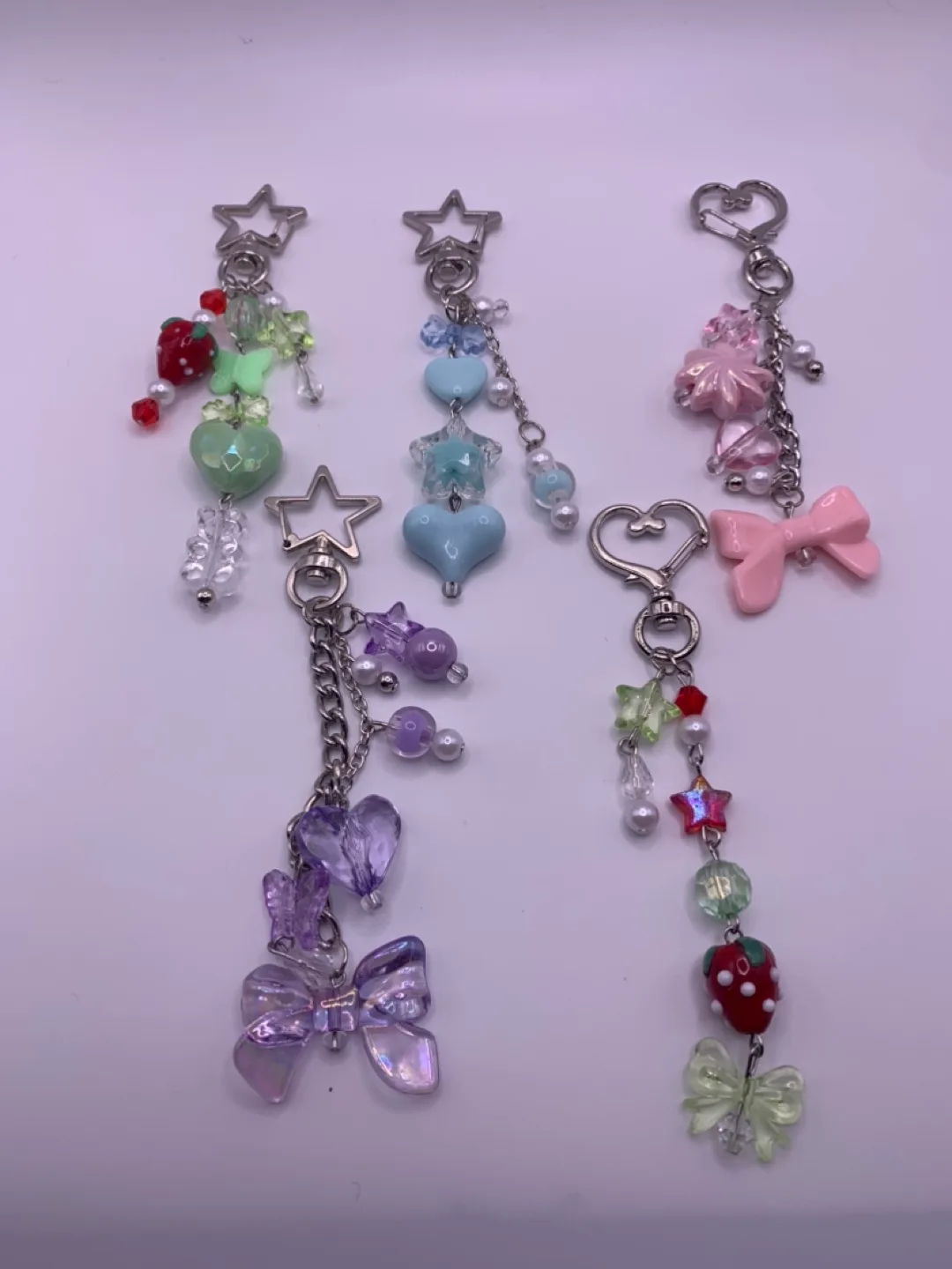 Cute Valentine's Day Themed earrings and keychains image indicator(9)