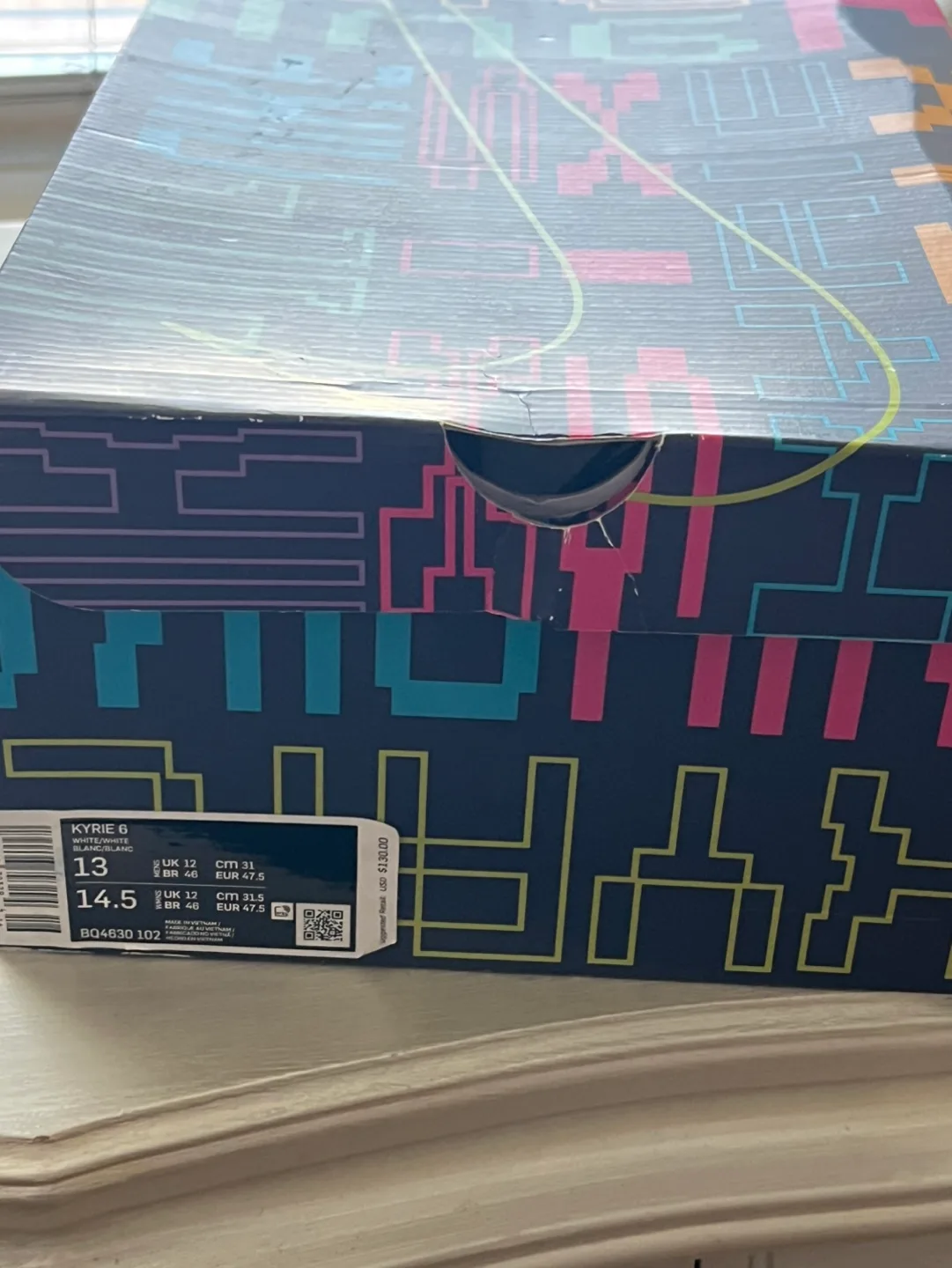 Size 13 - Nike Kyrie 6 USA - BQ4630-102 image indicator(6)