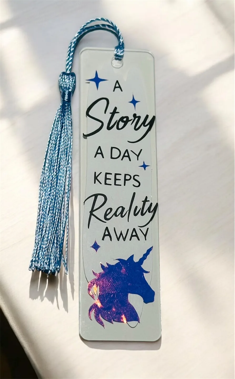 Acrylic bookmark, The perfect gift for bookworm image indicator(2)