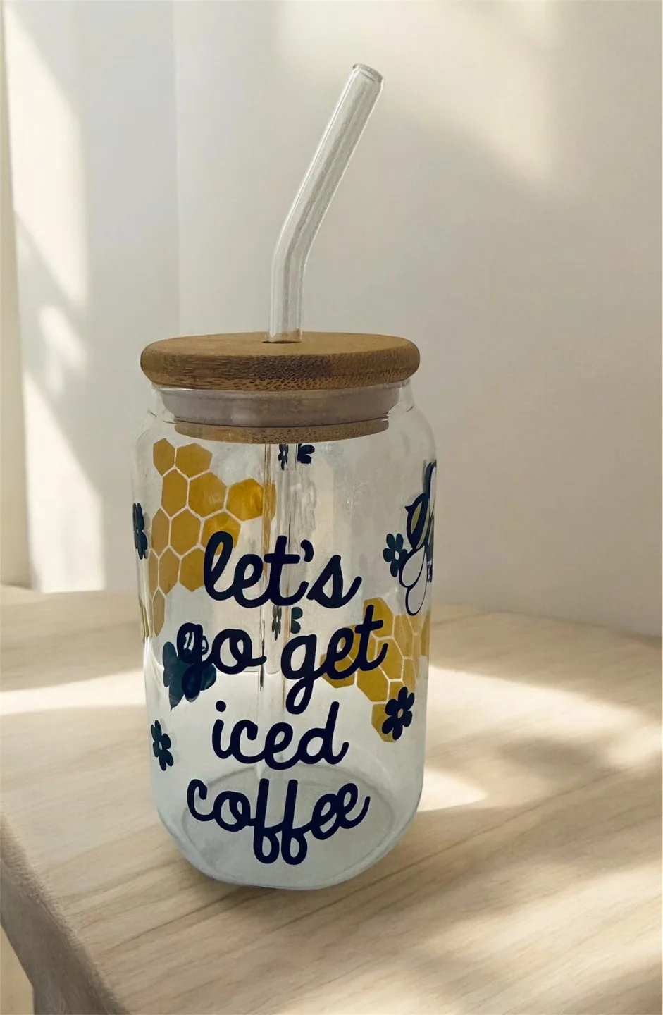 “Custom Libbey Glass Can – perfect for Smoothies, and More!” image indicator(5)