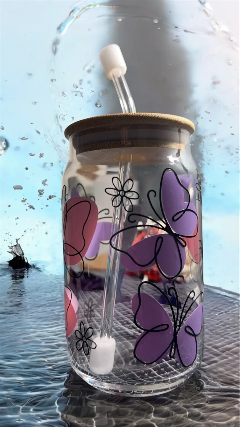 “Custom Libbey Glass Can – perfect for Smoothies, and More!” image indicator(3)