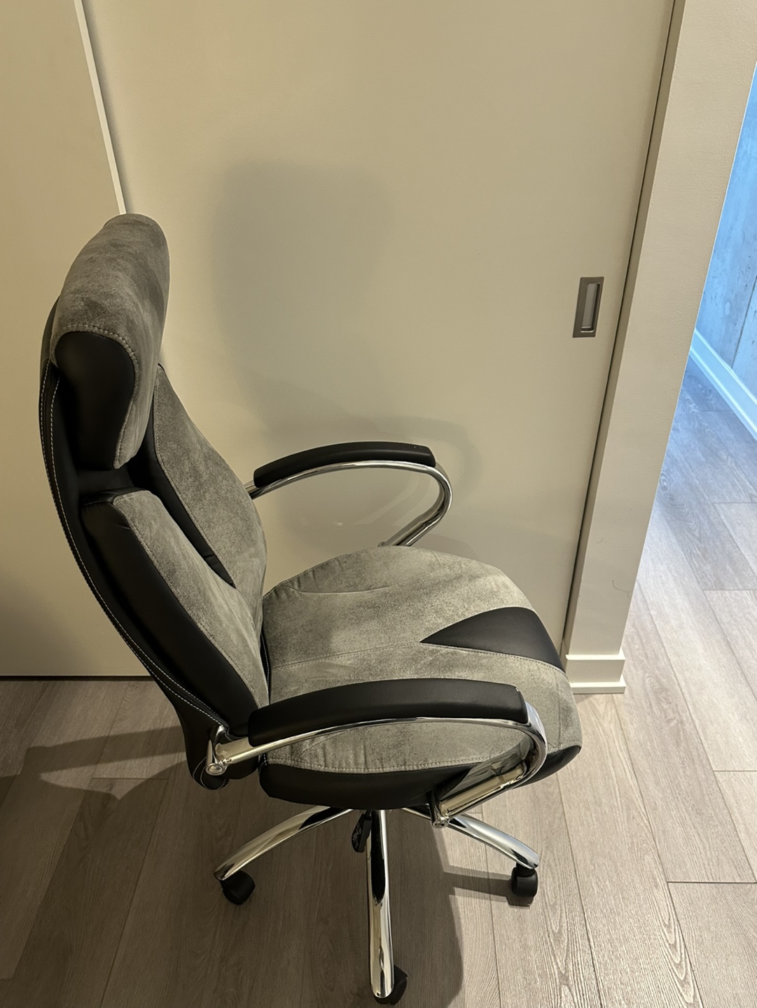 Grey and Black Executive Office Chair