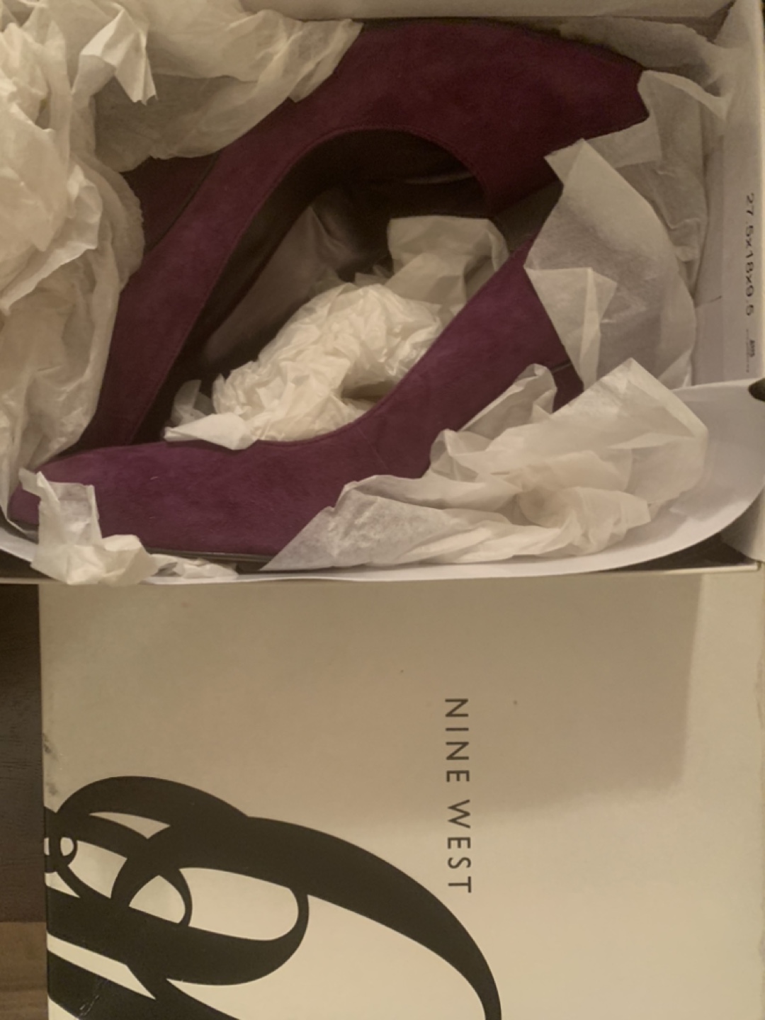 Nine West Purple Suede Wedge Heels - photo 3