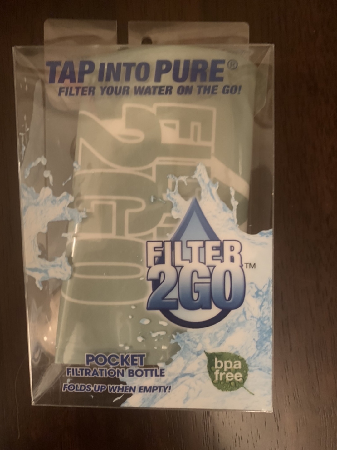 Filter2Go Pocket Filtration Bottle - BPA Free