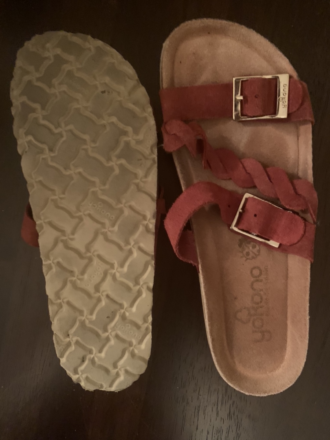 Yokono Women's Red Braided Sandals - photo 2
