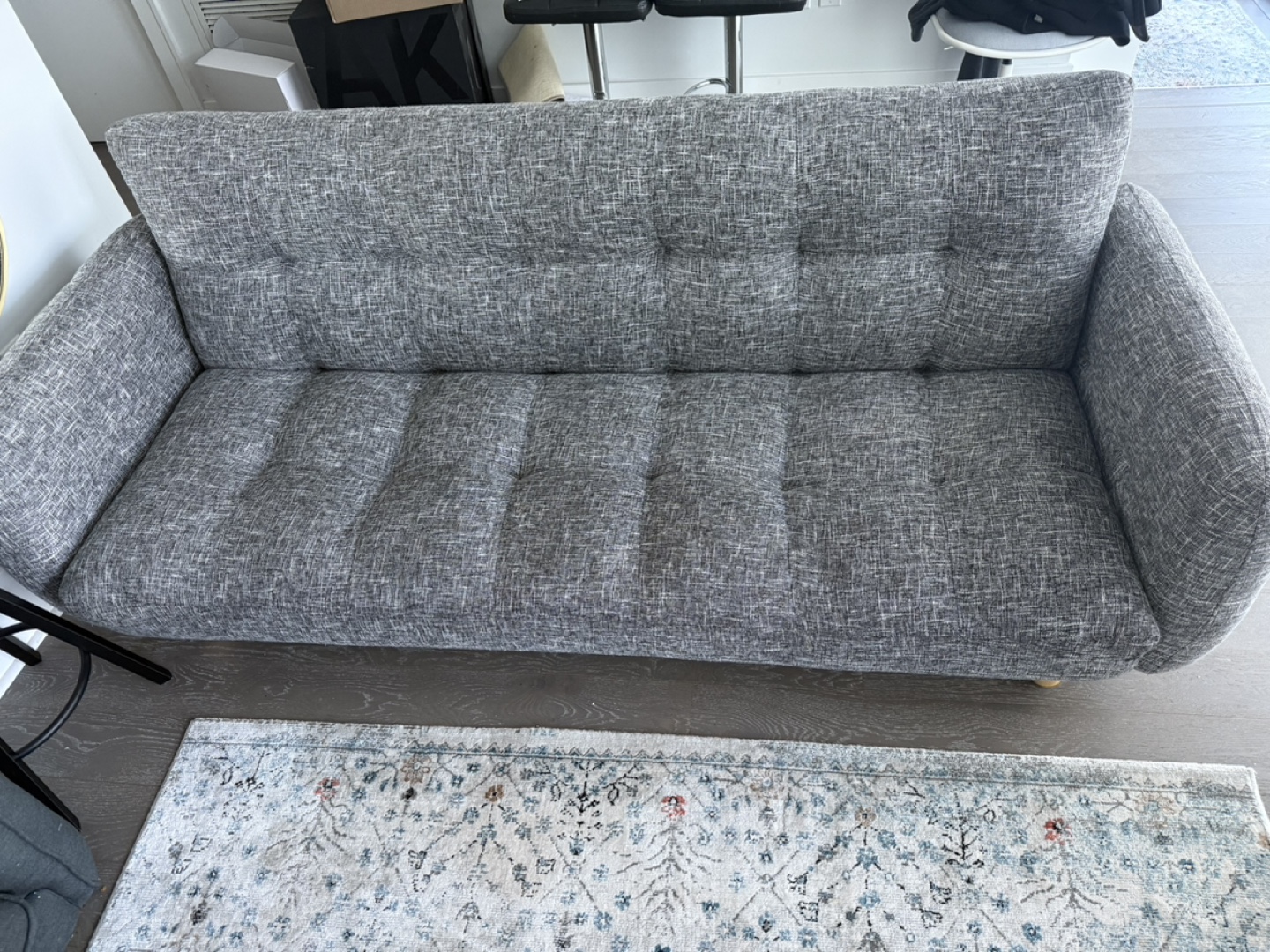 Grey Fabric Sleeper Sofa