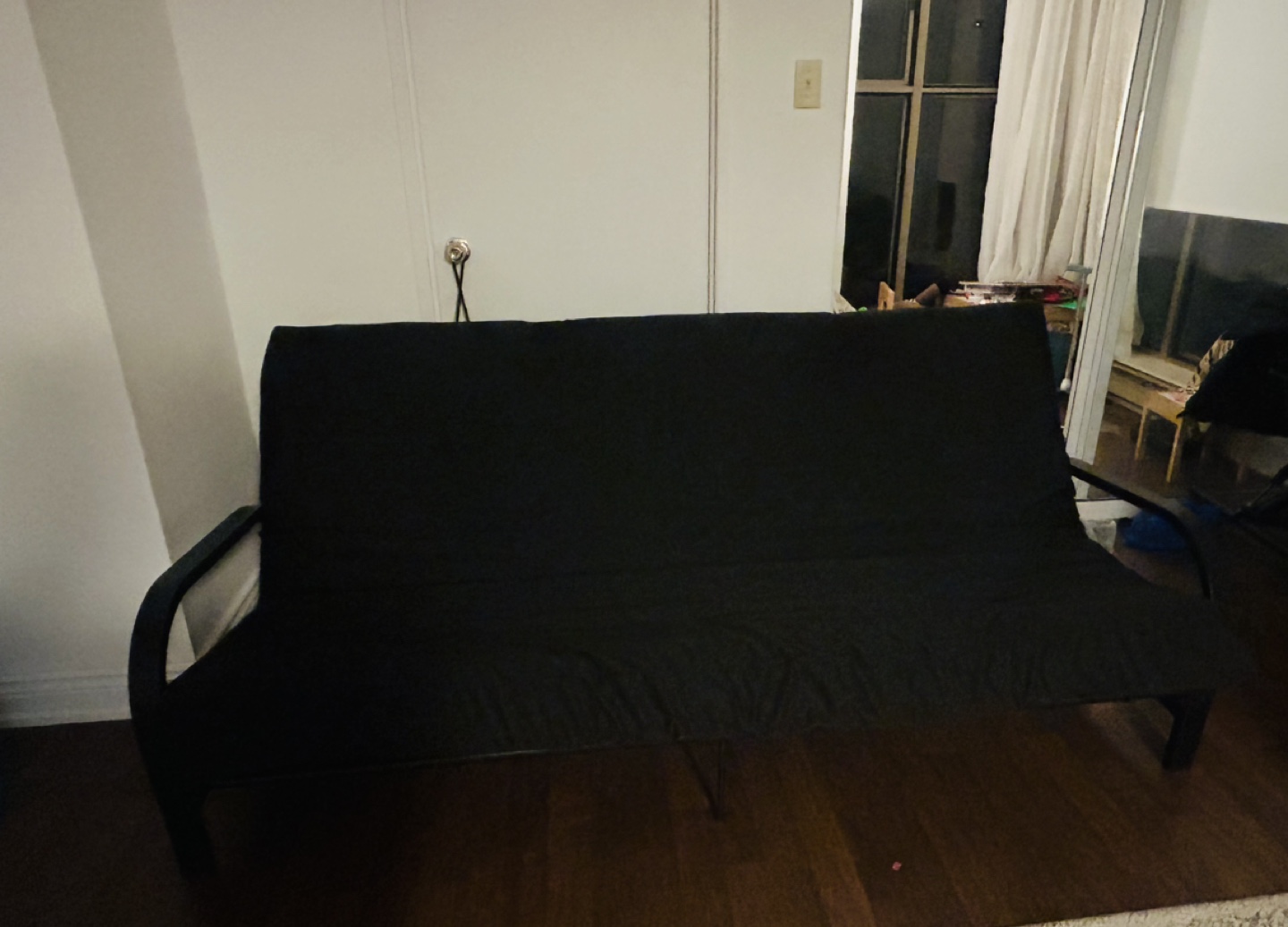 Black Futon Couch Bed - photo 2