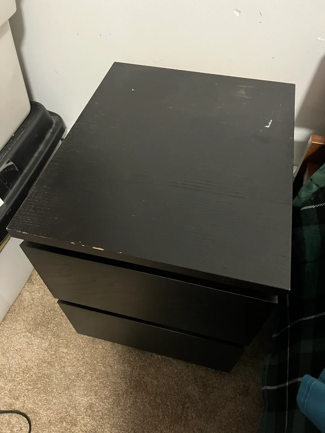 IKEA MALM Black-Brown 6-Drawer Chest image indicator(4)