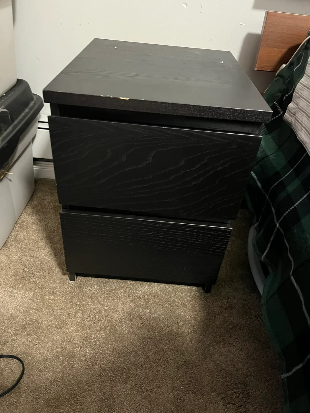 IKEA MALM Black-Brown 6-Drawer Chest image indicator(5)