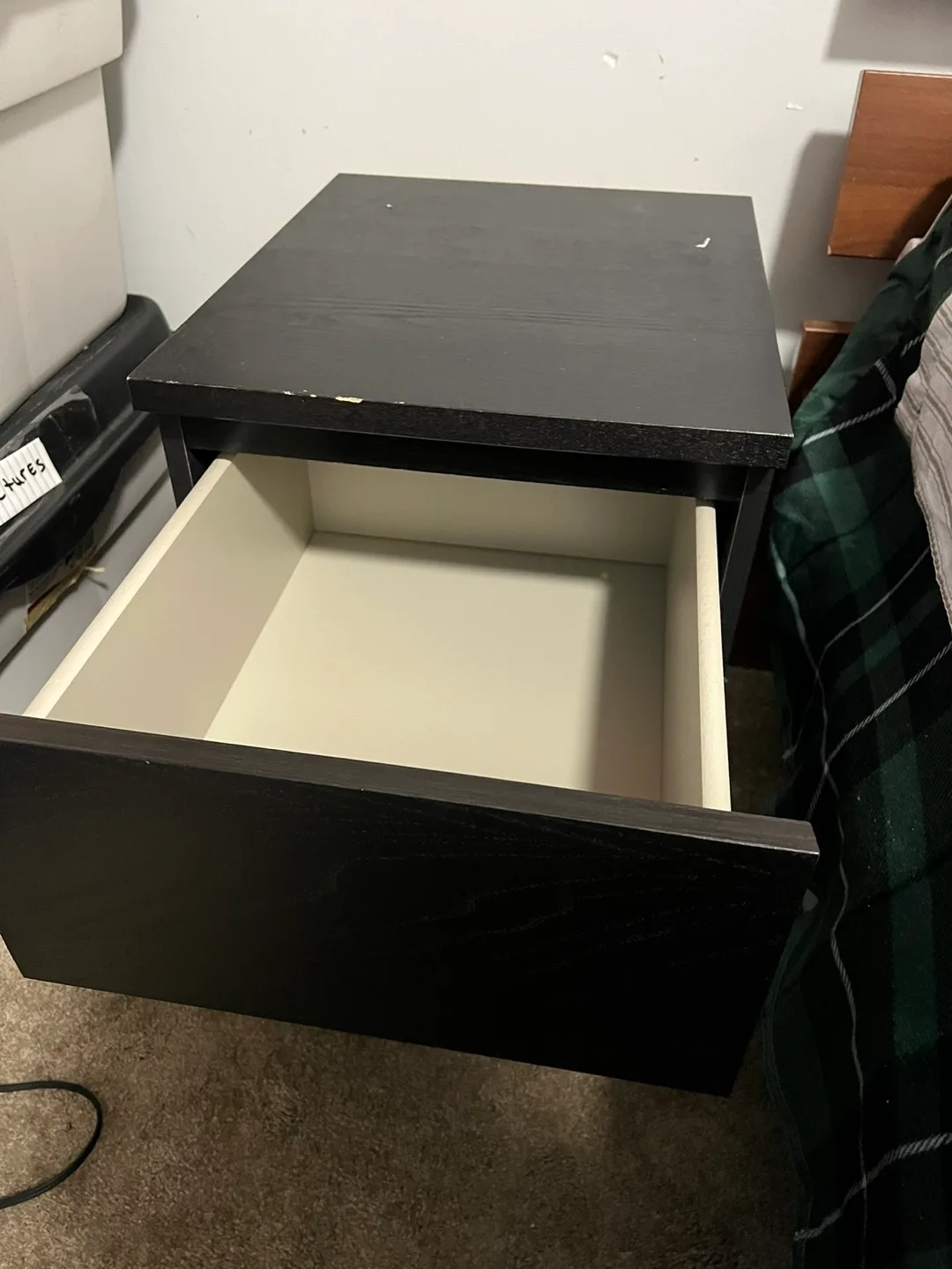 IKEA MALM Black-Brown 6-Drawer Chest image indicator(6)