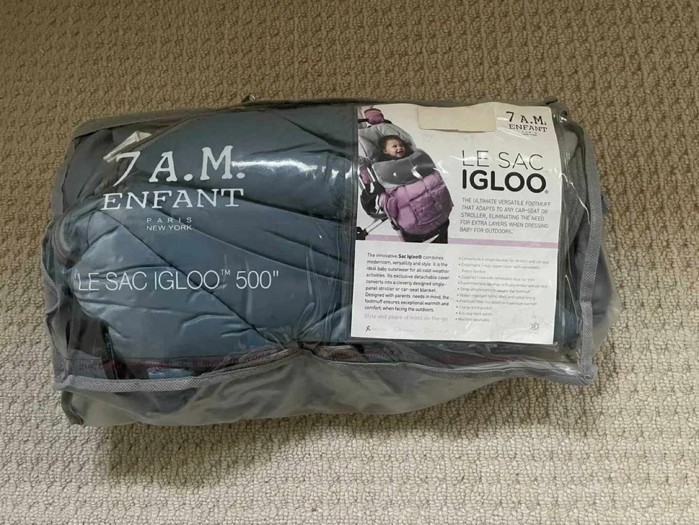 7 A.M. Enfant Le Sac Igloo 500™ Stroller Footmuff image indicator(2)