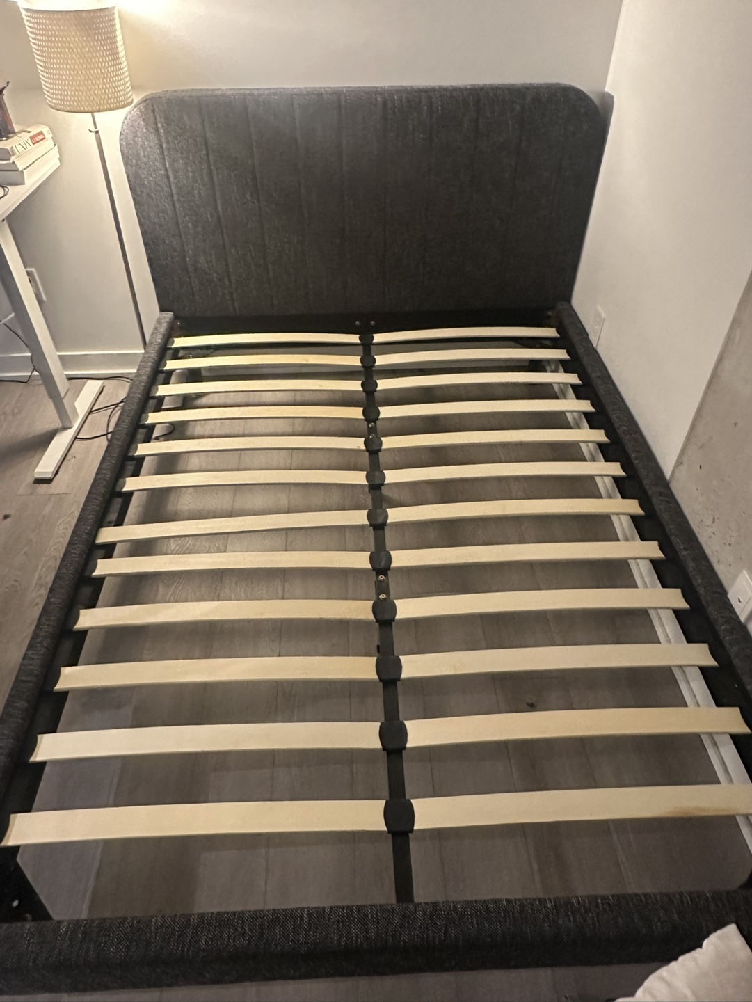 Dark Grey Double Bed Frame - photo 2