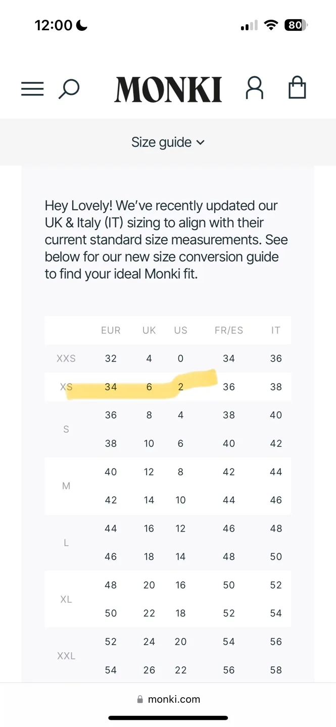 Monki Black Denim Shorts Size Small image indicator(4)