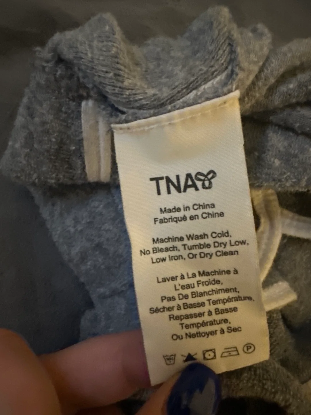 TNA XS Grey Sweatshorts image indicator(4)
