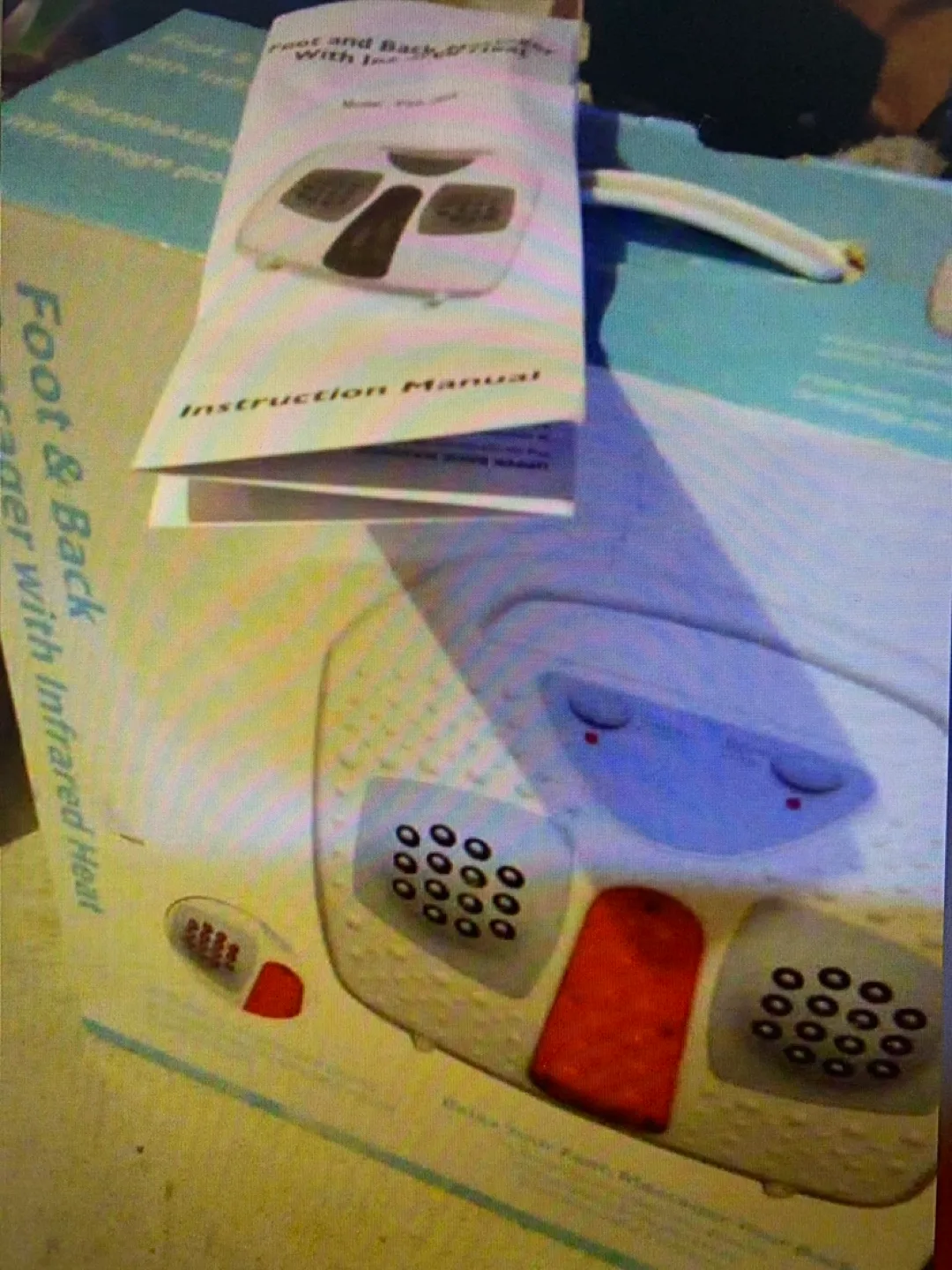 Foot and Back Massager with Infrared Heat image indicator(2)