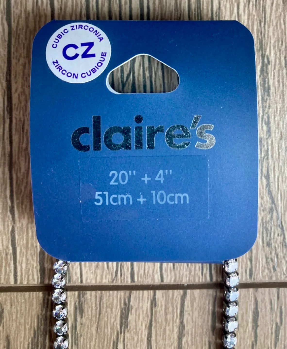 Claire’s Men’s Women’s Unisex CZ 20-24 Inch Tennis Necklace New image indicator(3)