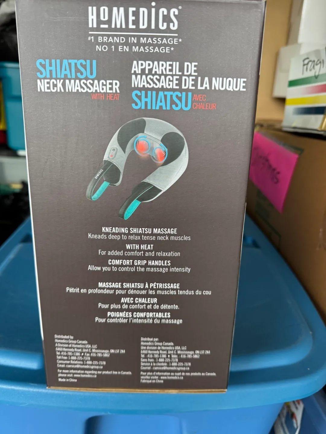 Homedics Shiatsu Neck Massager with Heat image indicator(2)