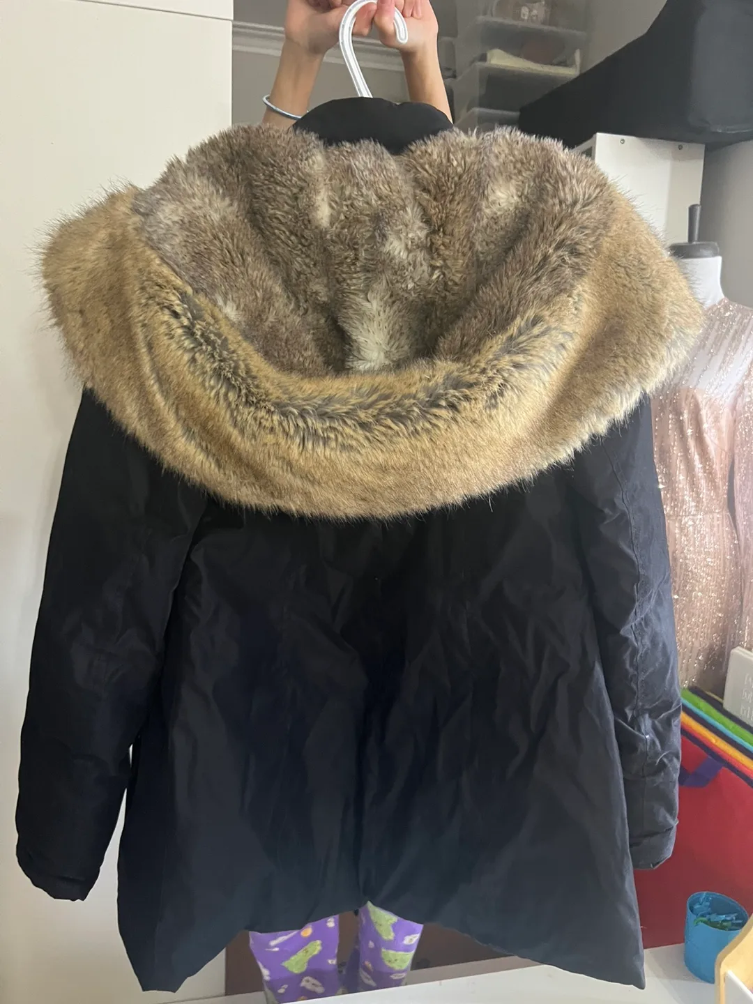 Babaton Aritzia Winter Parka Jacket St. Moritz size Small image indicator(2)