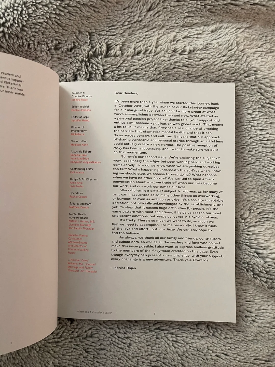 Anxy Magazine - The Workaholism Issue, issue 2, 2017 image indicator(3)