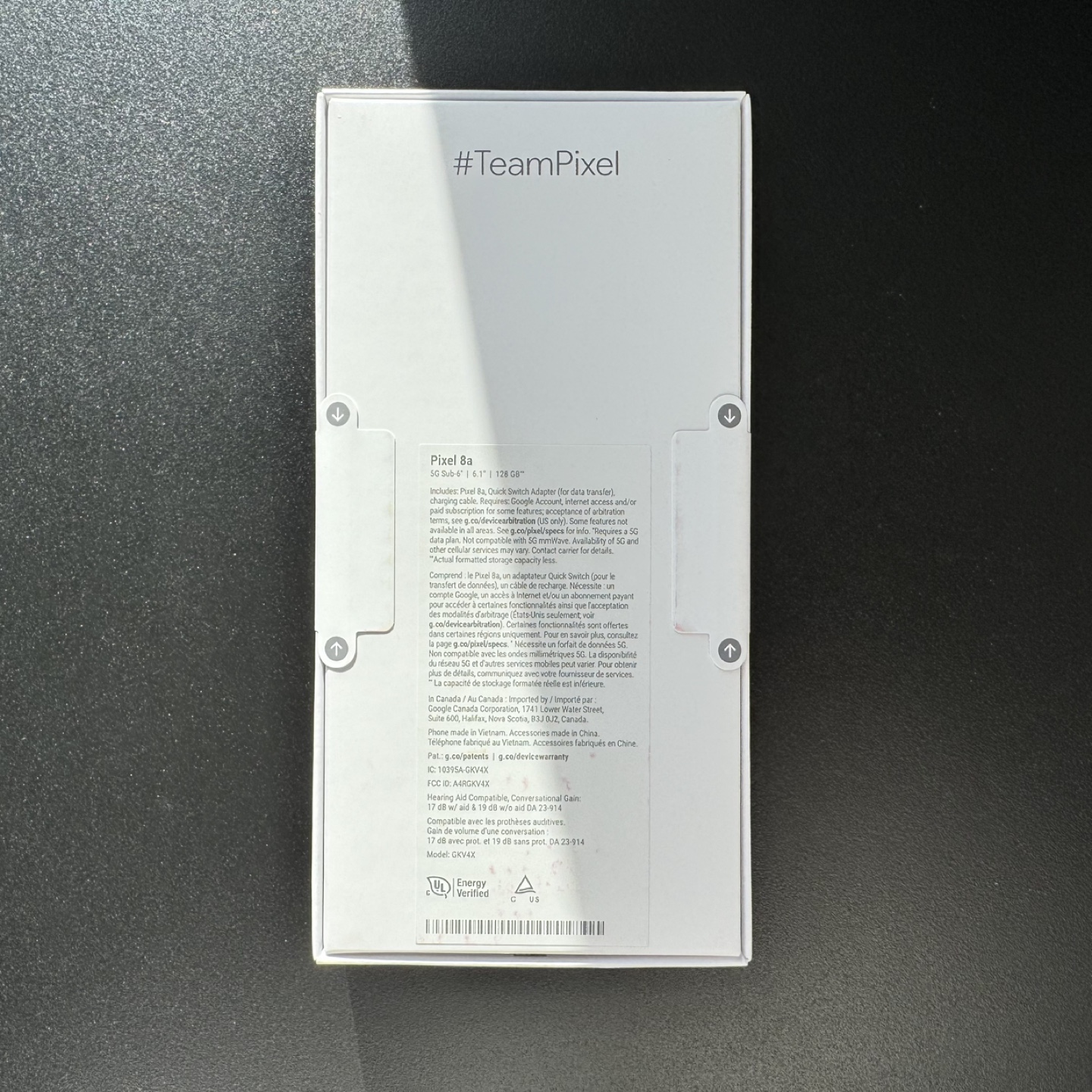 Brand New Google Pixel 8a – Obsidian, 128GB – Sealed in Box - photo 3