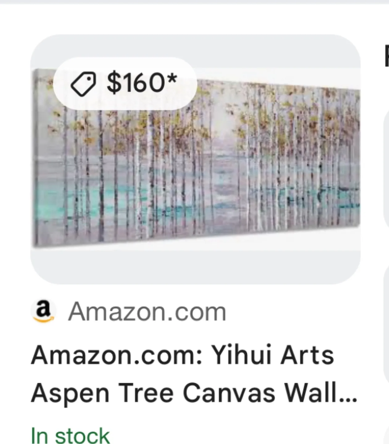 Yihui Arts Aspen Tree Canvas Wall Art image indicator(2)