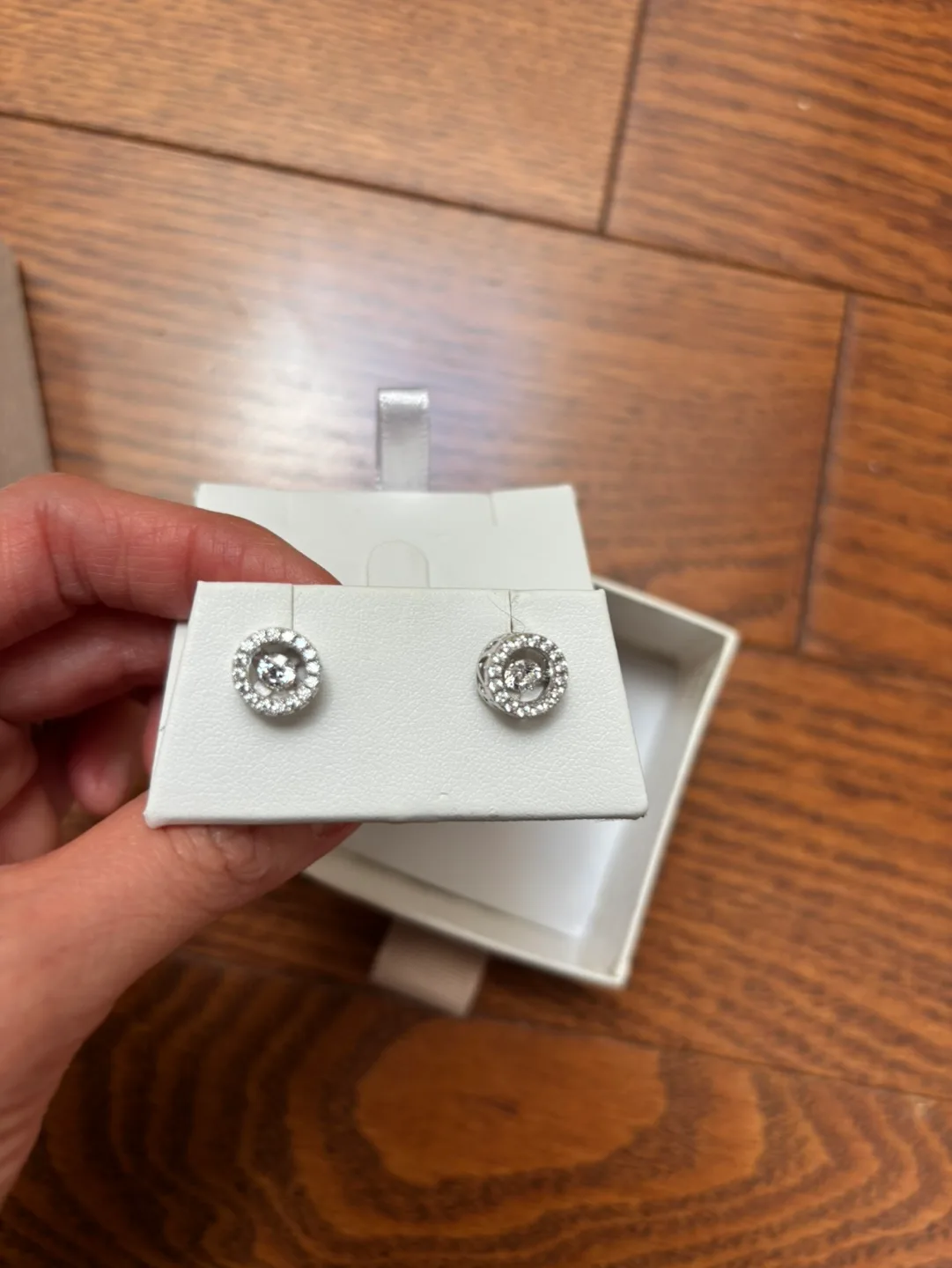 Fervor Montreal Crystal Halo Stud Earrings image indicator(3)