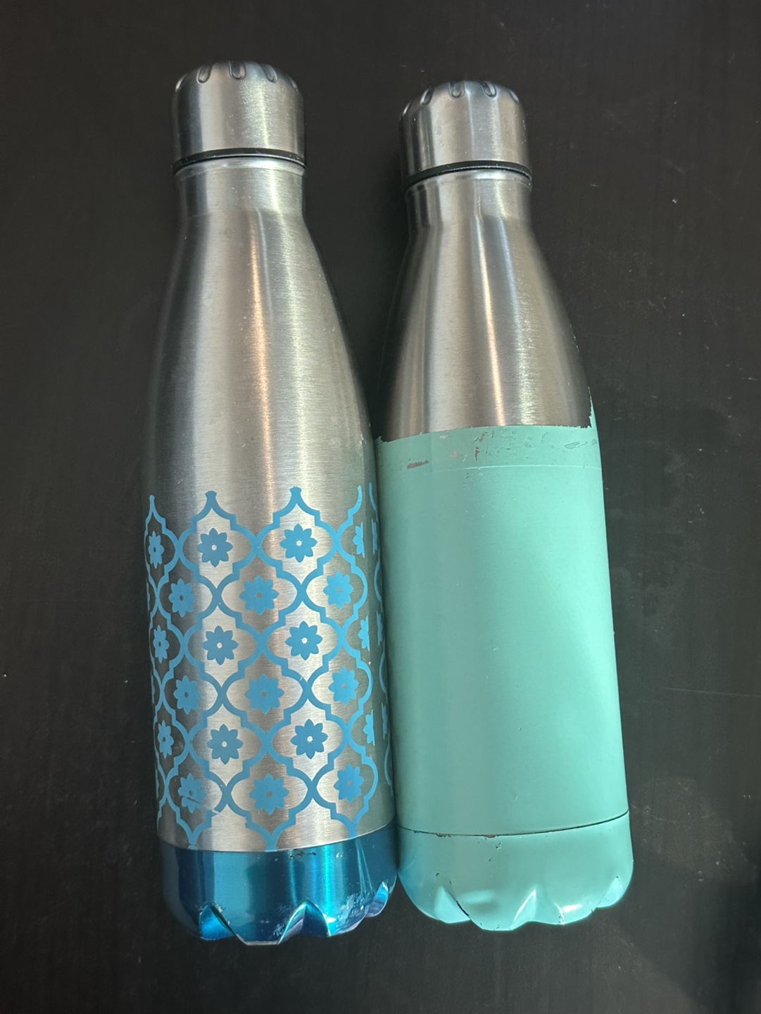 Six Glasses and Two Stainless Steel Water Bottles - photo 3