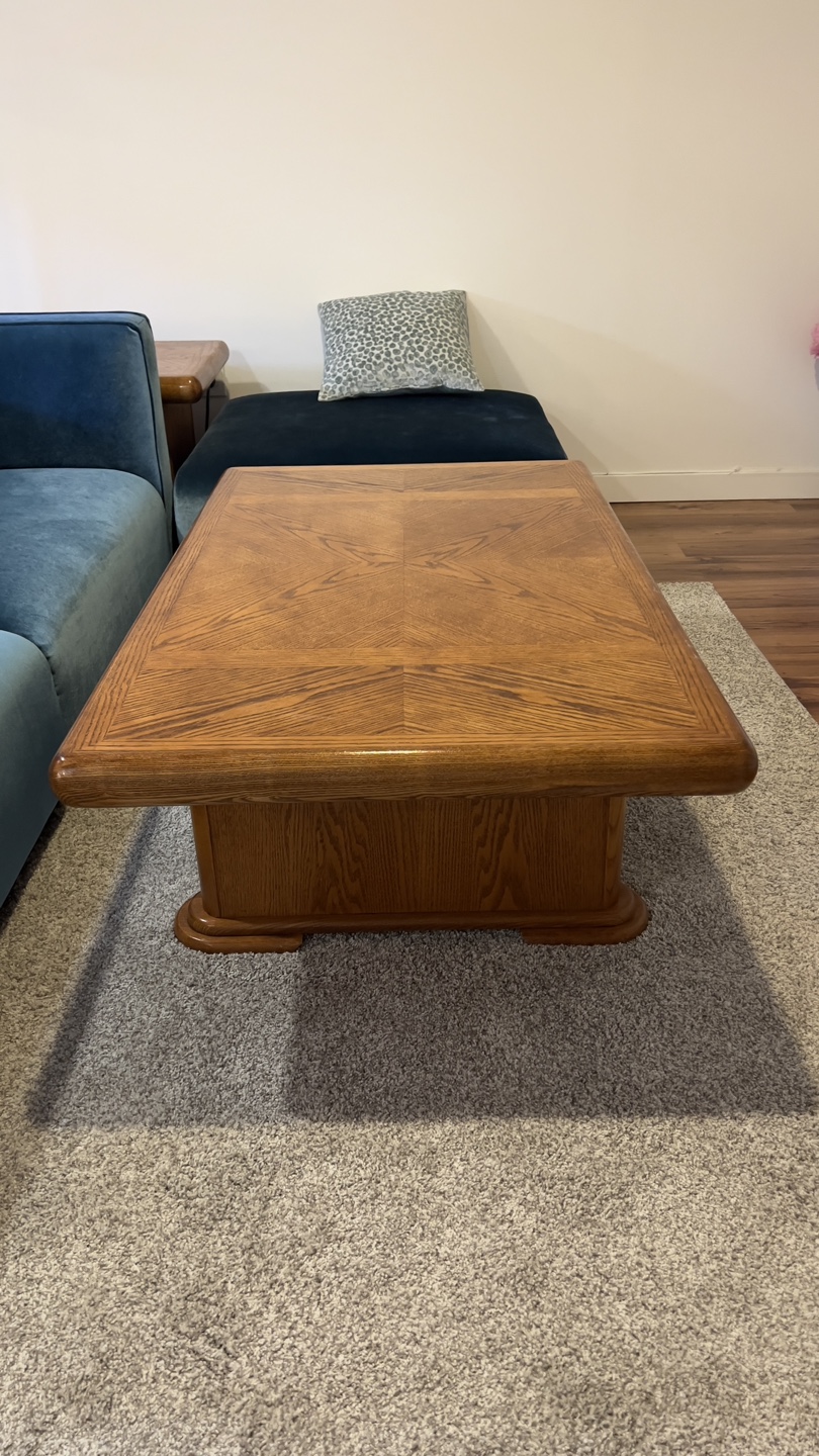Solid Wood Coffee Table - photo 3