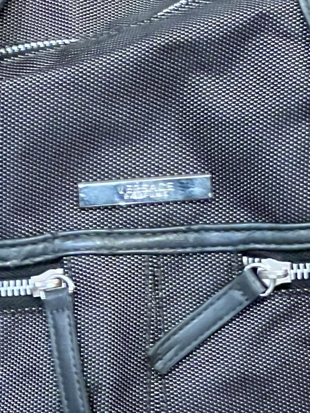 Versace Collection Black Duffle Bag image indicator(2)