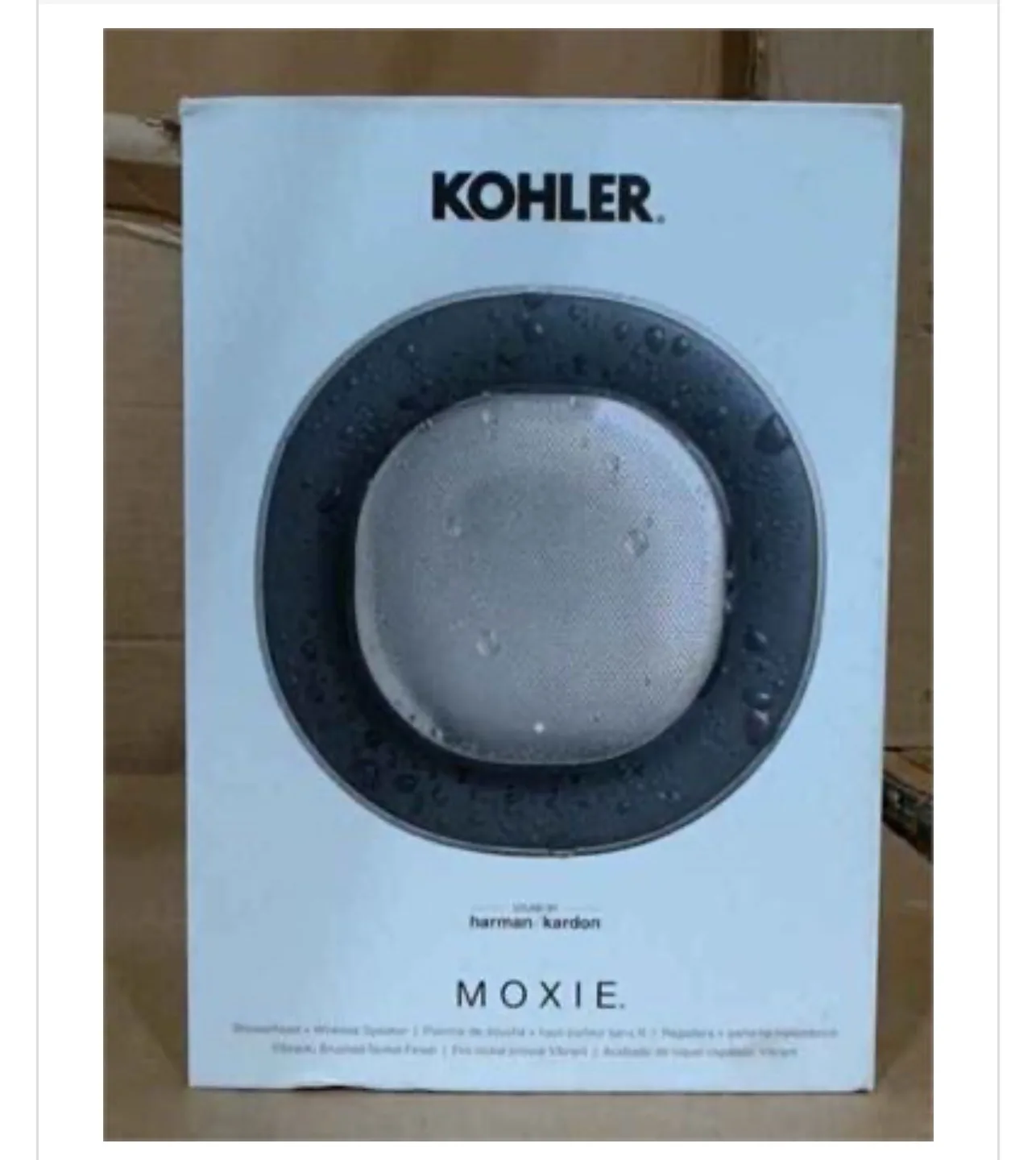 Kohler Moxie Showerhead Wireless Speaker - New in Box image indicator(2)