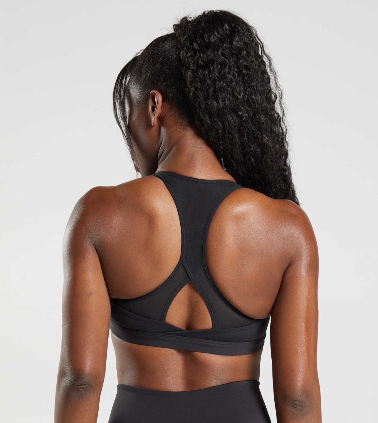 Gymshark Crossover Black Sports Bra - photo 2