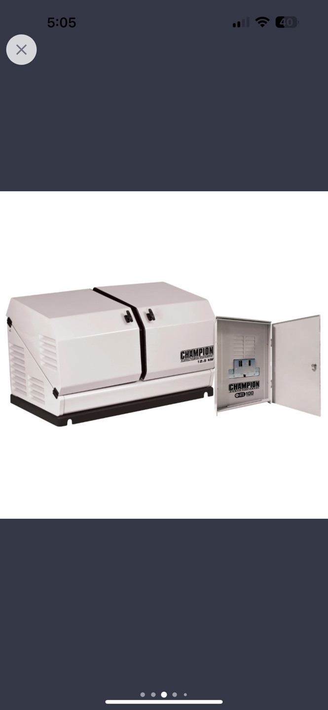 CHAMPION 12,500 W HOME STANDBY GENERATOR - 100179 - photo 3