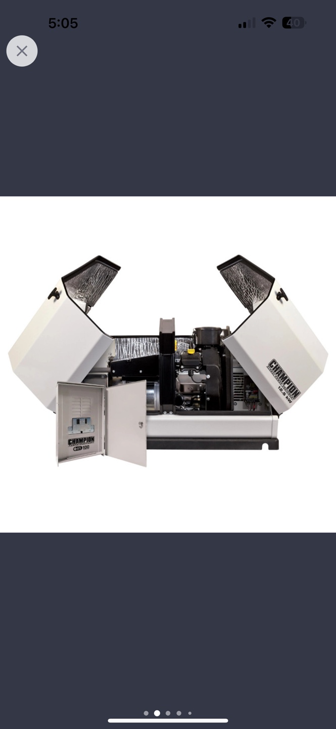 CHAMPION 12,500 W HOME STANDBY GENERATOR - 100179 - photo 2