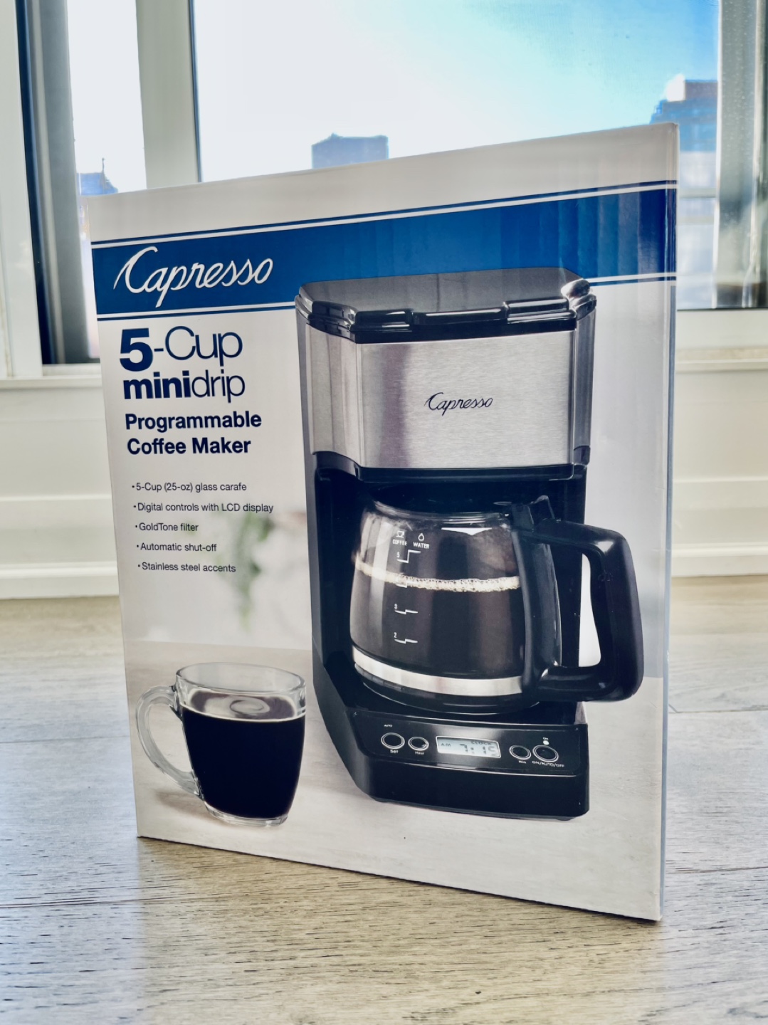 Capresso 5-Cup Mini Drip Coffeemaker