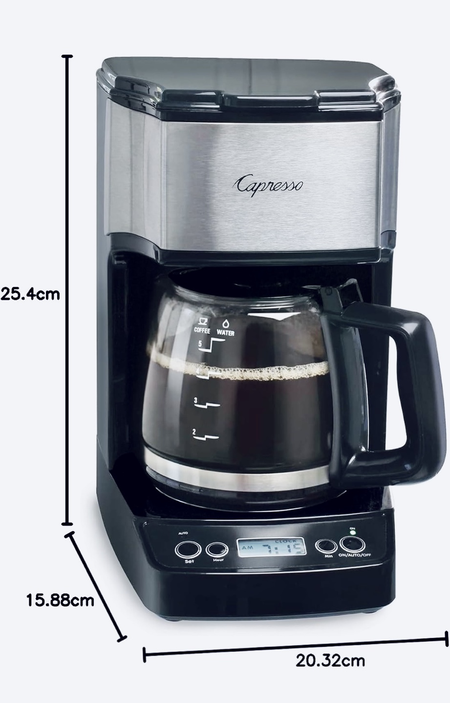 Capresso 5-Cup Mini Drip Coffeemaker - photo 4