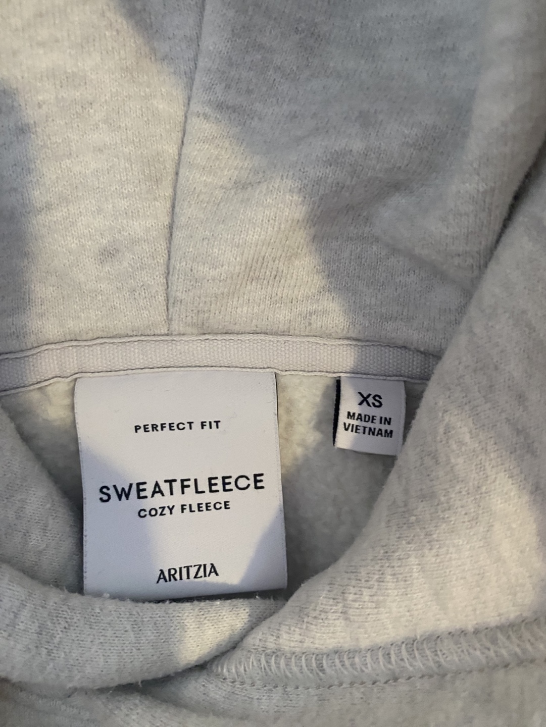 Aritzia Sweatfleece Hoodie - XS - Grey - photo 3