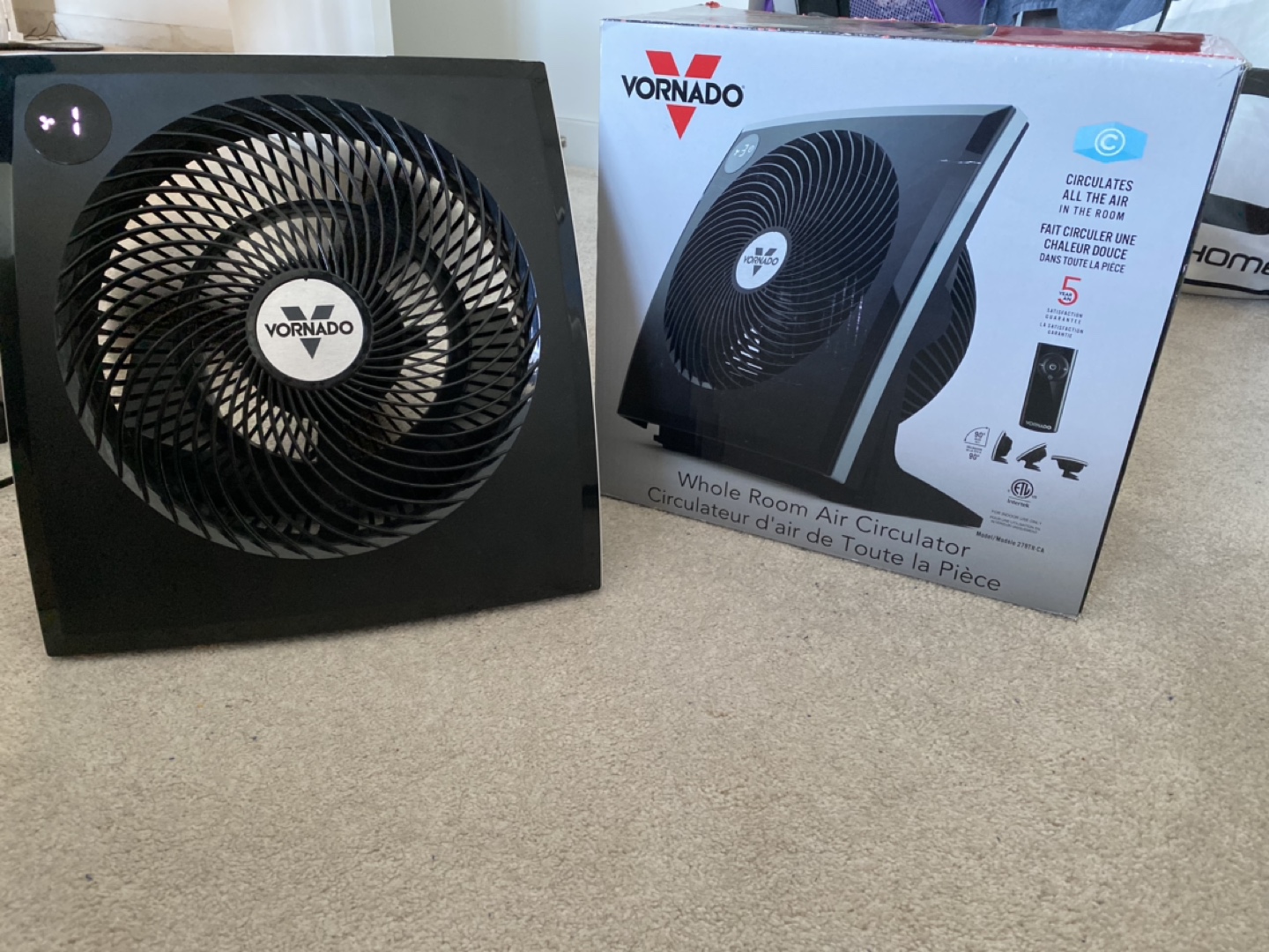 Vornado Whole Room Air Circulator with remote