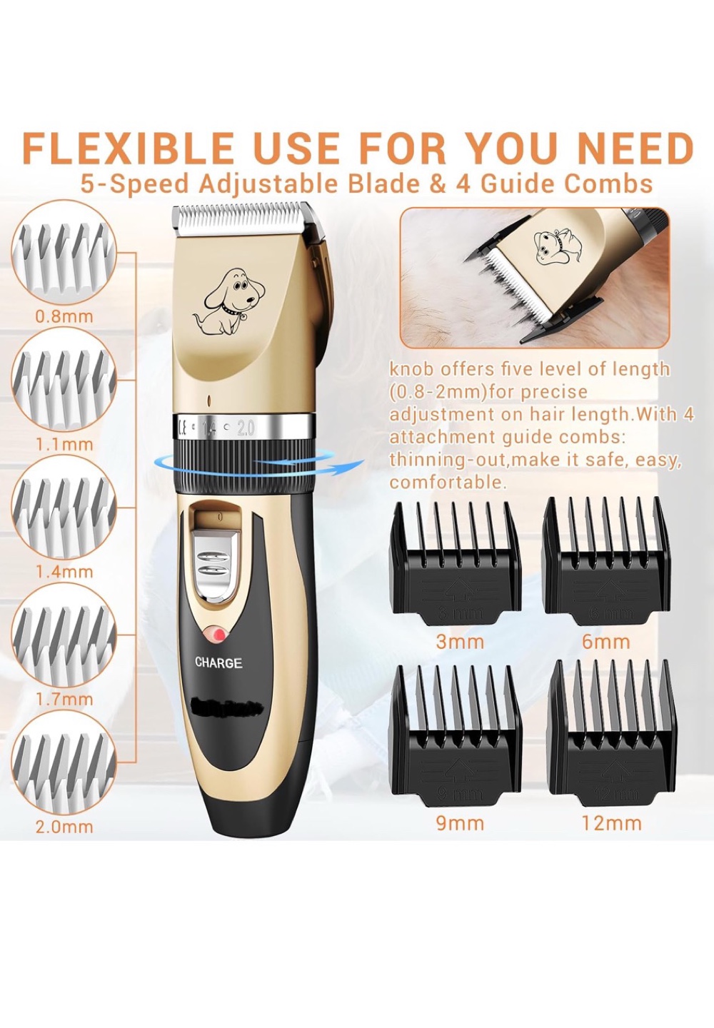 Professional Pet Electric Clipper - photo 5