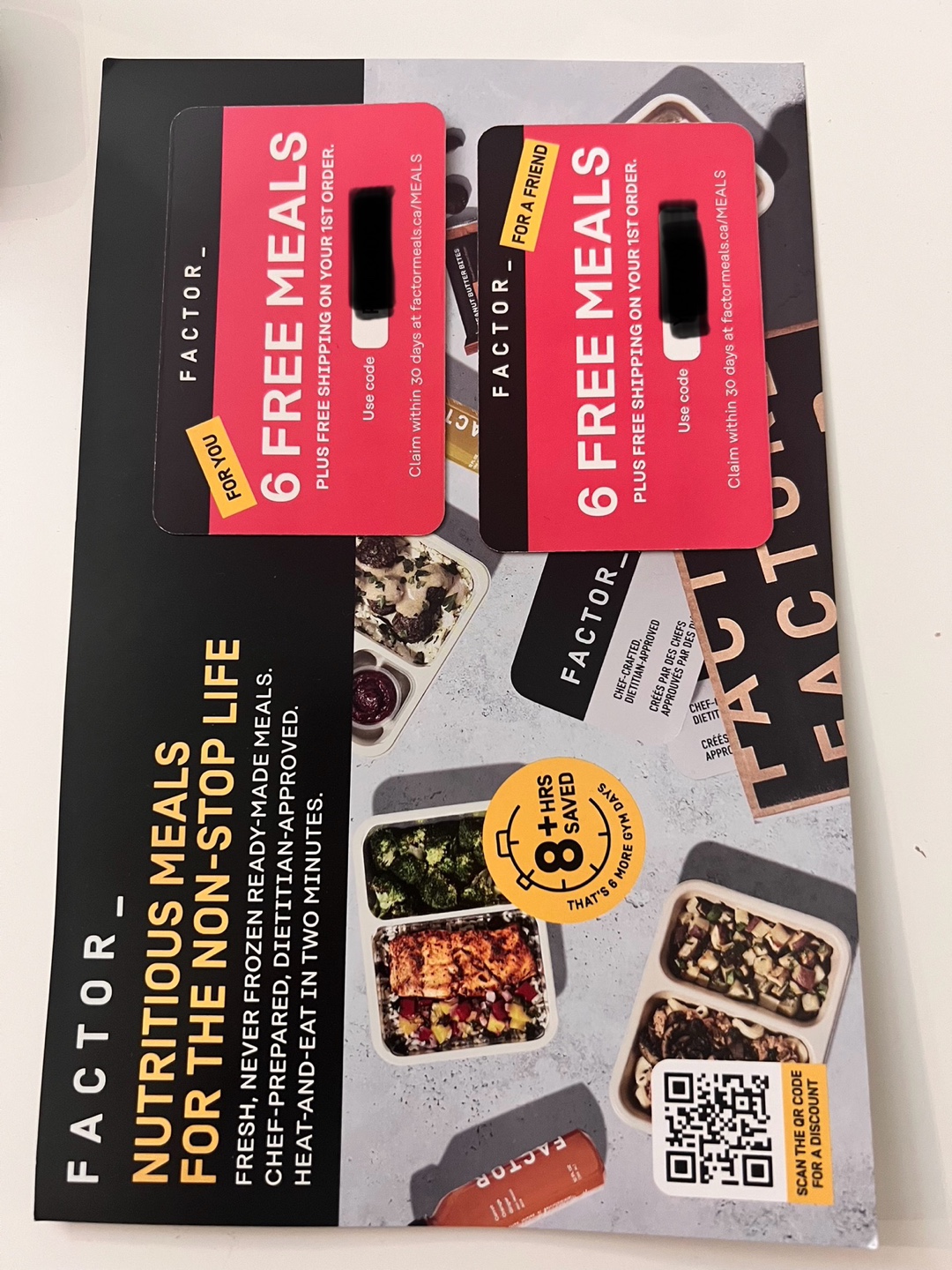 FACTOR -  Meal Prep Coupon codes