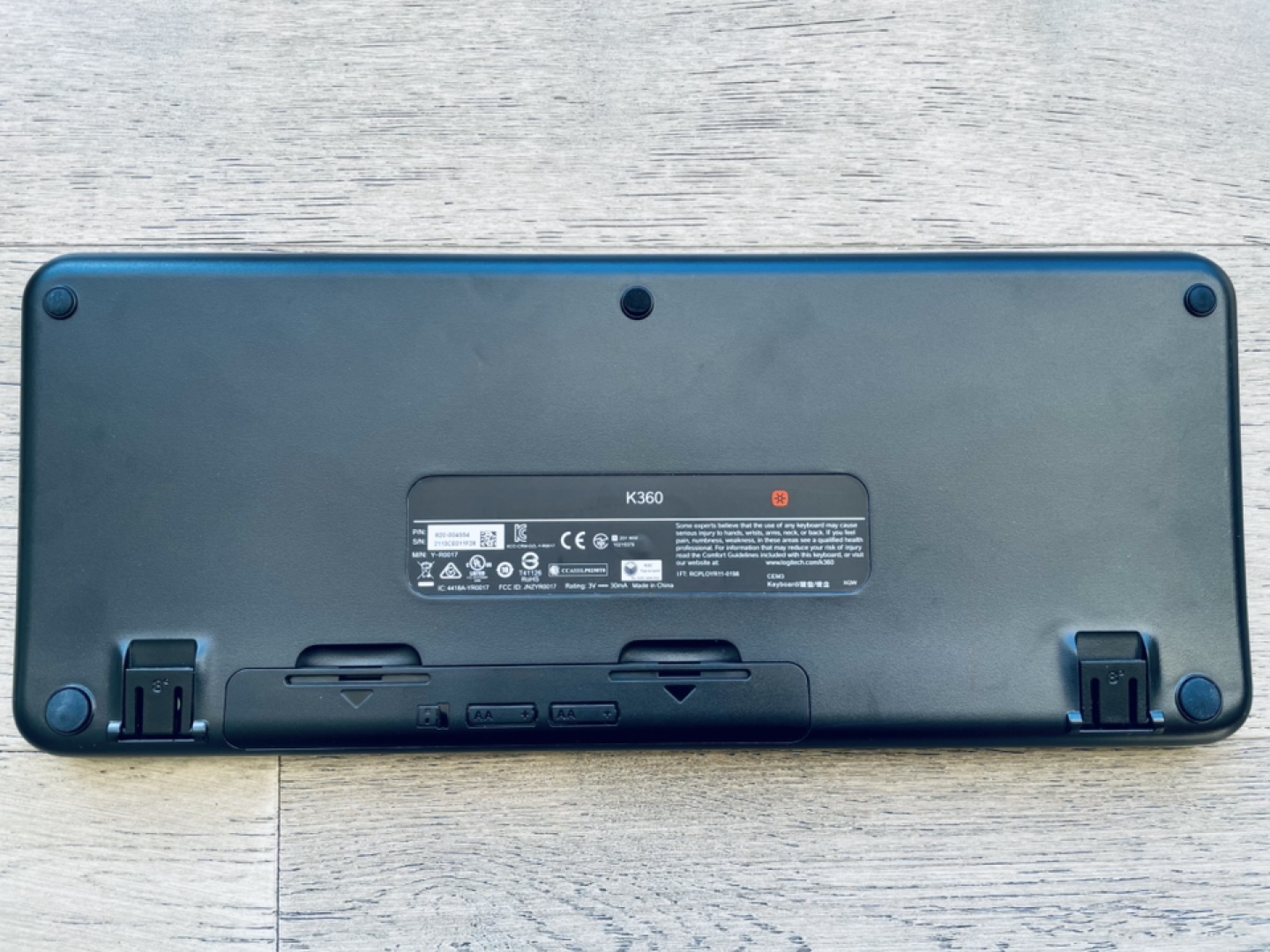 Logitech K360 Wireless Keyboard - Compact Design - photo 3