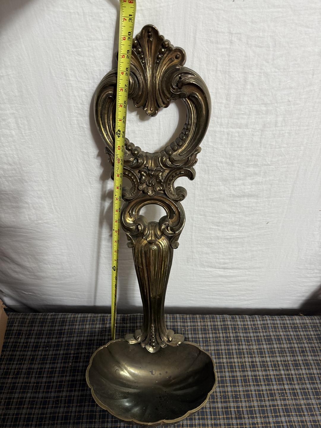 Vintage Ornate Gold Ladle Wall Decor - photo 5