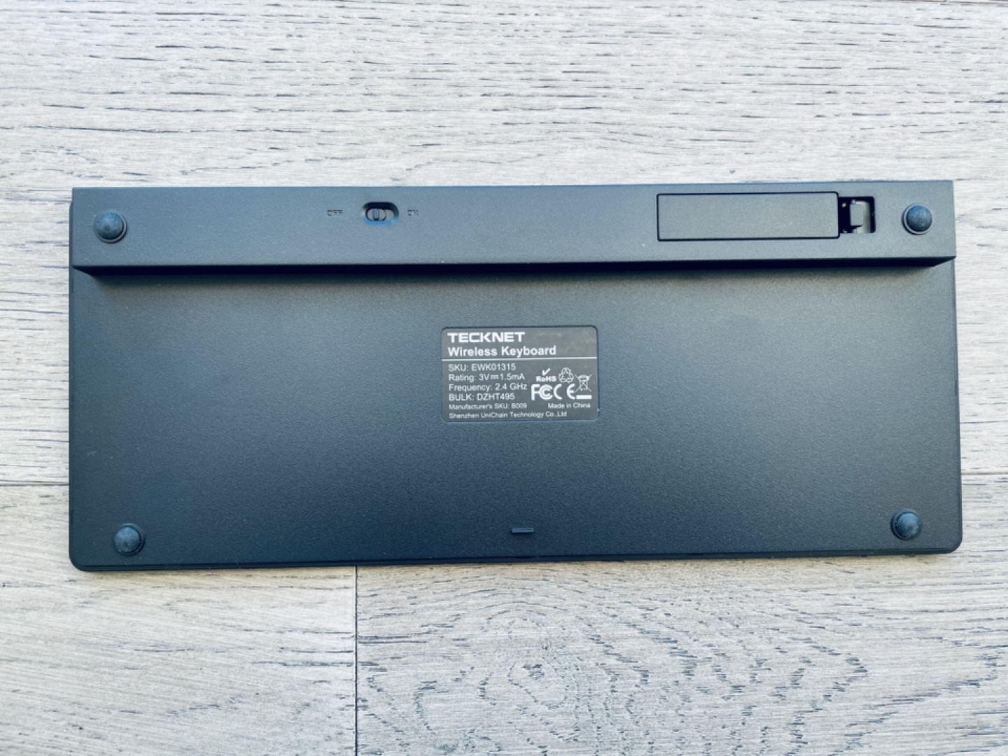 TECKNET 2.4G Slim Silent Wireless Keyboard - photo 3