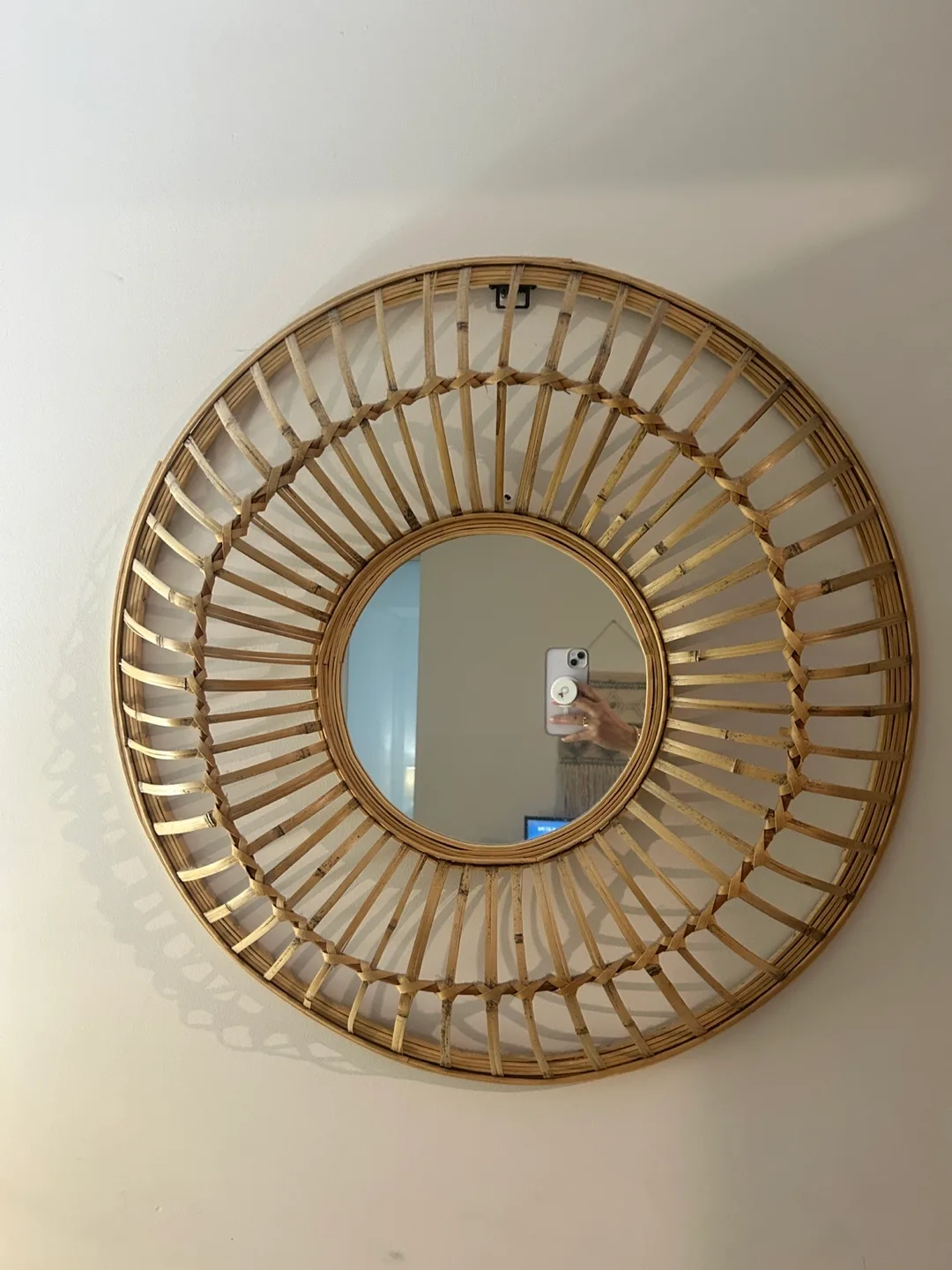 Round Rattan Mirror thumbnail