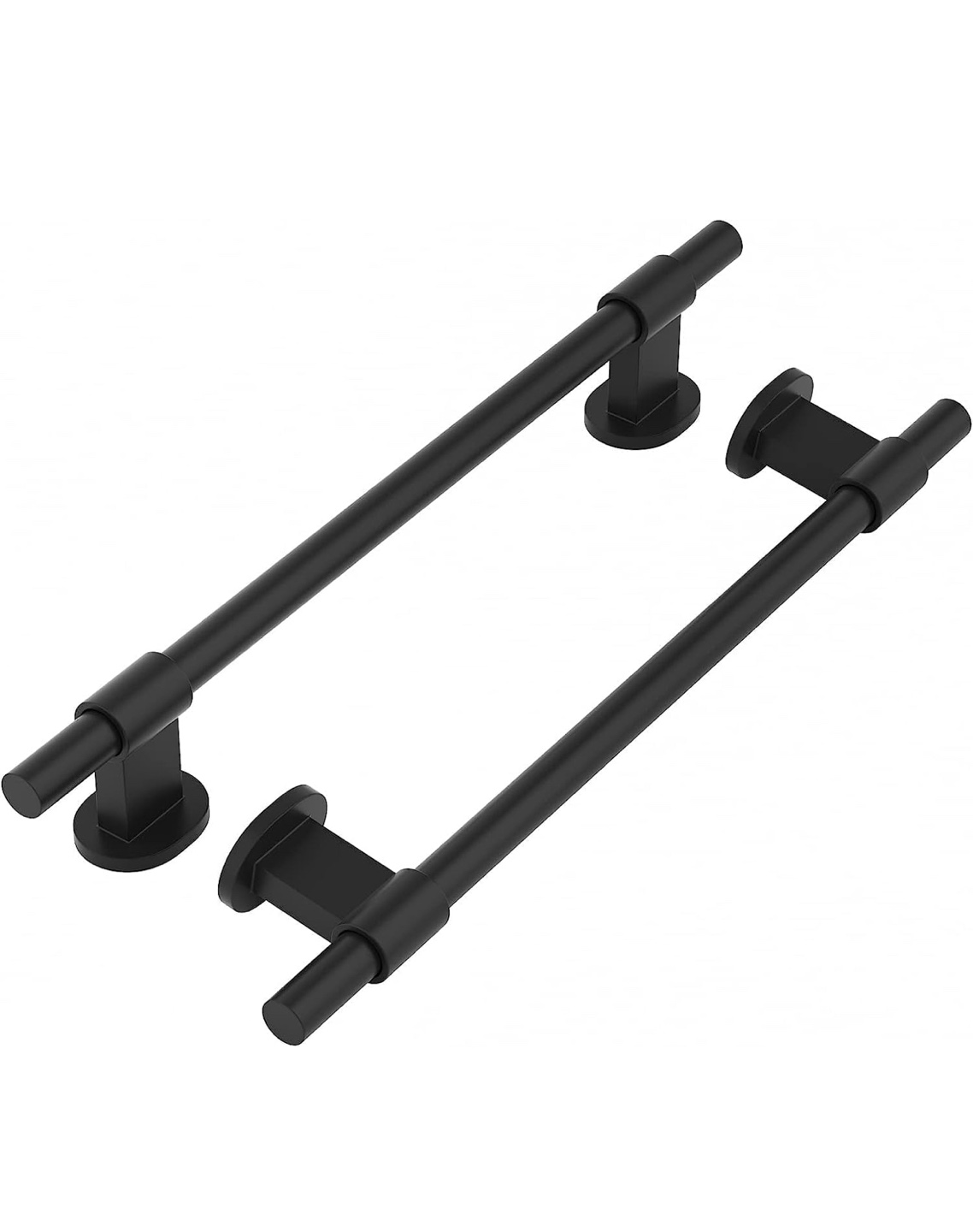 New pack - 8 pack Black Cabinet Hardware - 1-3/8" to 4"