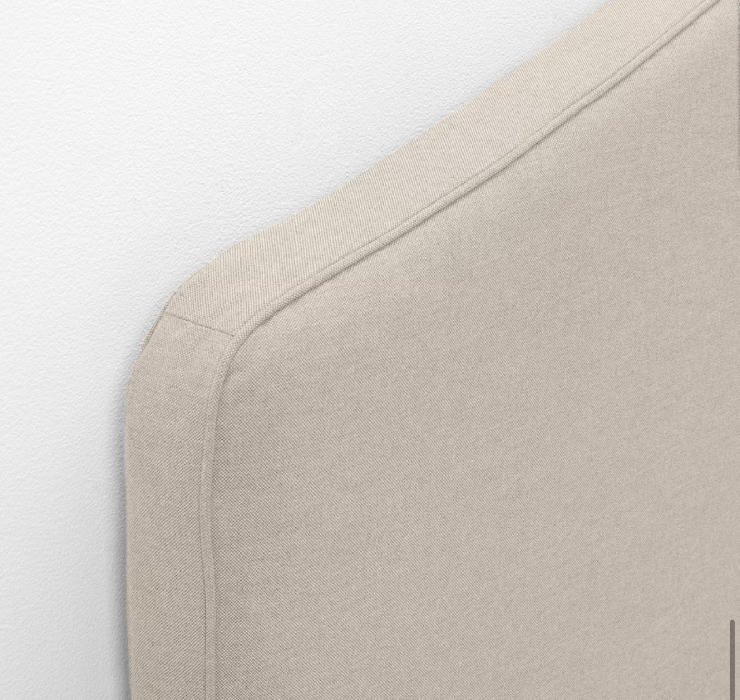 Queen Upholstered Bed Frame Beige - photo 3